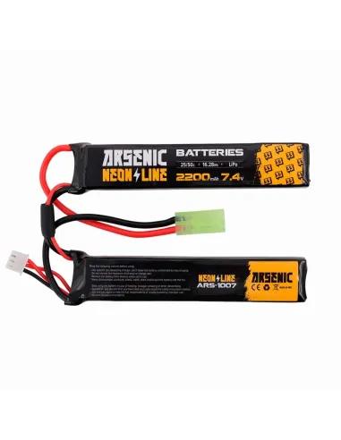 Batería Lipo 7.4v 2200 mAh 25/50c 2 Sticks Tamiya - ARSENIC