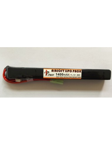 Bateria 11.1 - 1400 mah 20c Lapiz / Stick - Ipower