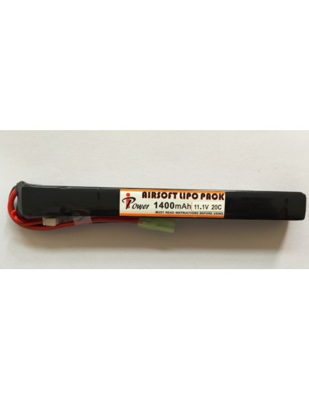 Bateria 11.1 - 1400 mah 20c Lapiz / Stick - Ipower