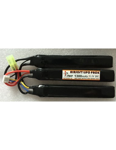 Batería Lipo 11.1 - 1100 mah 20C - 3 Elementos - IPower