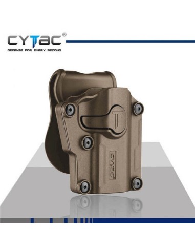 FUNDA CYTAC PISTOLA UNIVERSAL - TAN