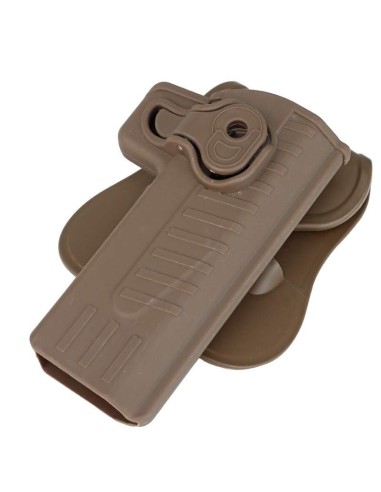 Funda Pistola Rigida Ext. Rapida - Hi-Capa - TAN