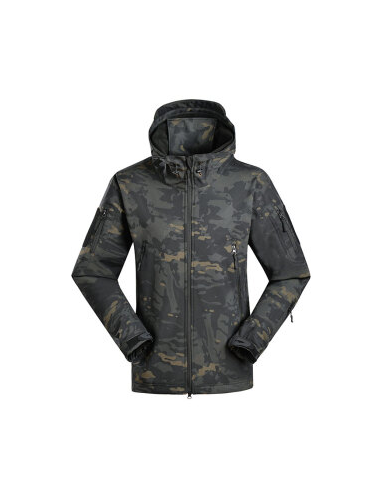 Chaqueta Softshell Multicam Black