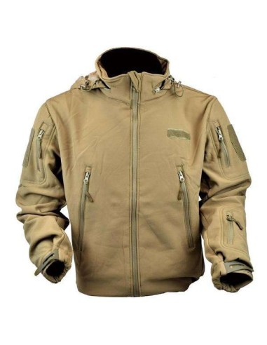 Chaqueta Softshell "Shark Skin" TAN - JS TACTICAL